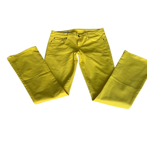 GAP Women's Yellow Jeans Size 28/6 - Picture 7 of 8